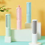 2-1 Reusable Pet Hair Remover Brush Lint Roller Portable