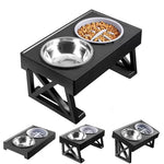 Elevated Dog Bowls 3 Adjustable Heights