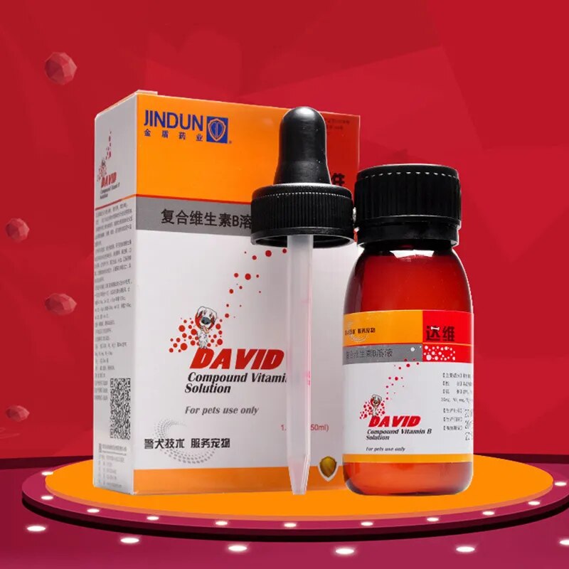 Pet Nutritional Supplement Vitamin B Oral Liquid for Cats and Dogs Improve Appetite Immunity