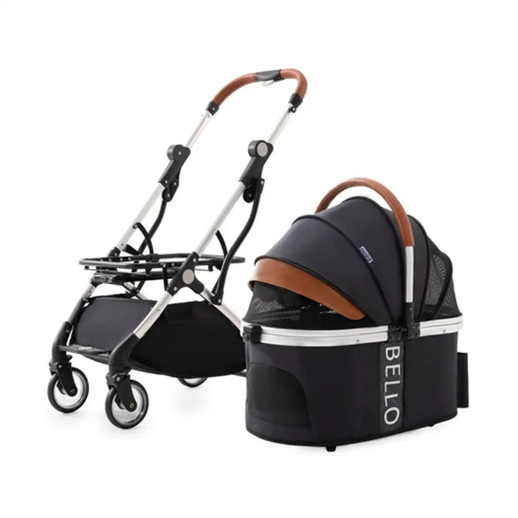 Detachable Pet Stroller Aluminium Alloy Dog Trolley