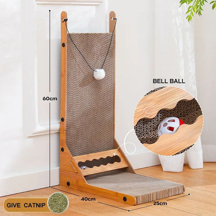 L-shaped Cat Scratcher Toys Healthy Corrugate