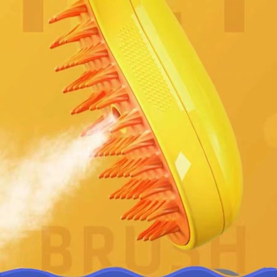 Pet Grooming Steam Brush for Cats and Dogs