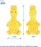 Large Yellow Crinkle Duck Dog Toy - No Stuffing, Soft Squeaker, Fun for All Breeds - Best Pet Supplies