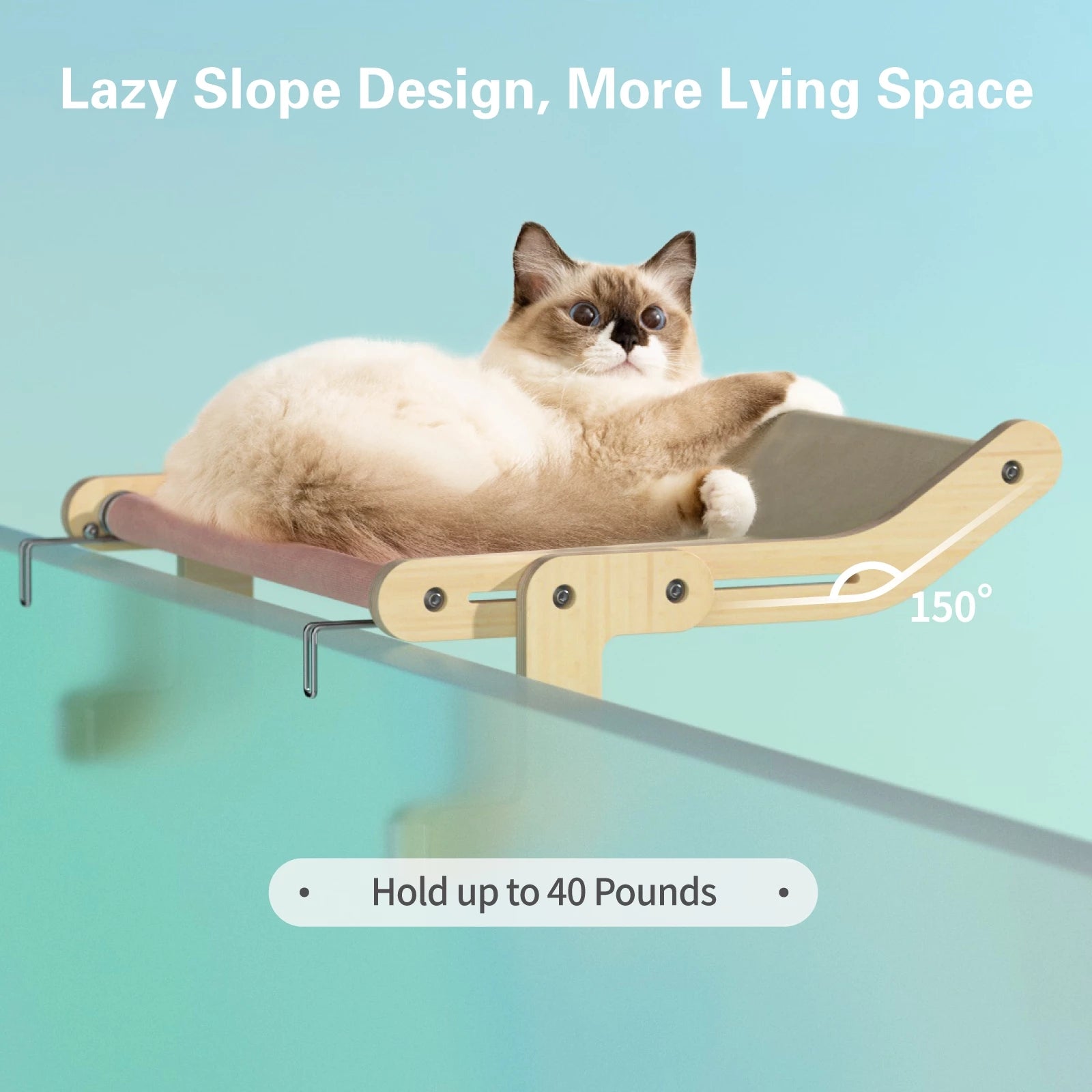 Cat Perch Wooden Assembly Hanging