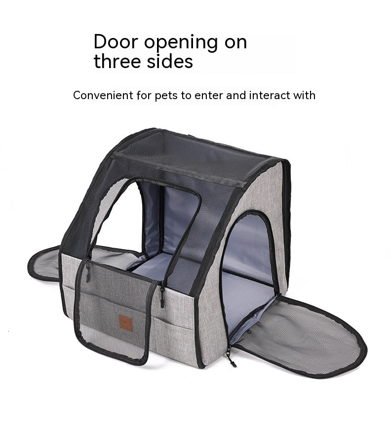 Pet Car Supplies Dog Cage Nest Go Out Portable