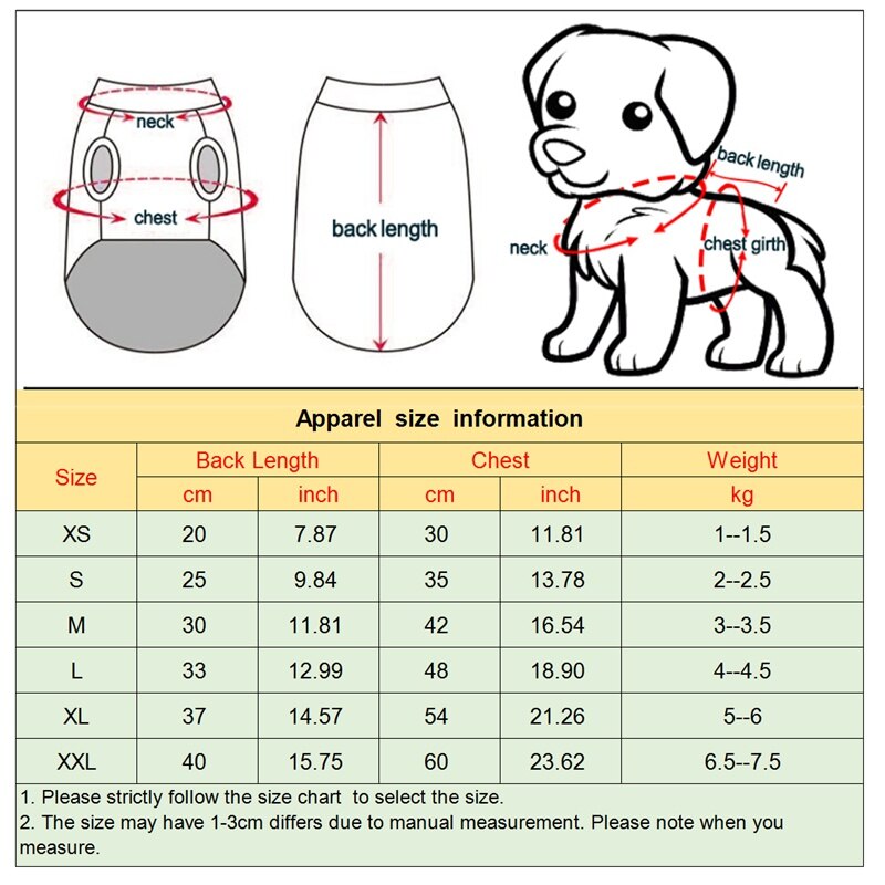 Dog Clothes Winter French Bulldog Dog Clothes For