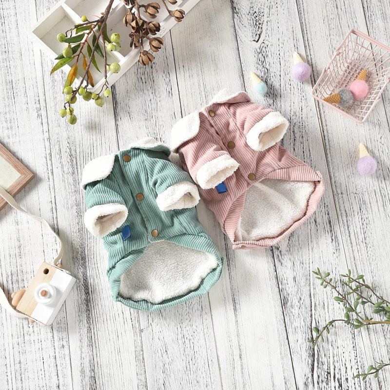 Dog Clothes Winter French Bulldog Dog Clothes For