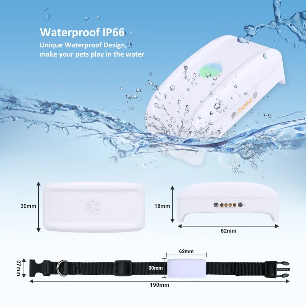 Mini Pet GPS Tracker  Waterproof 400hours Standby Free App