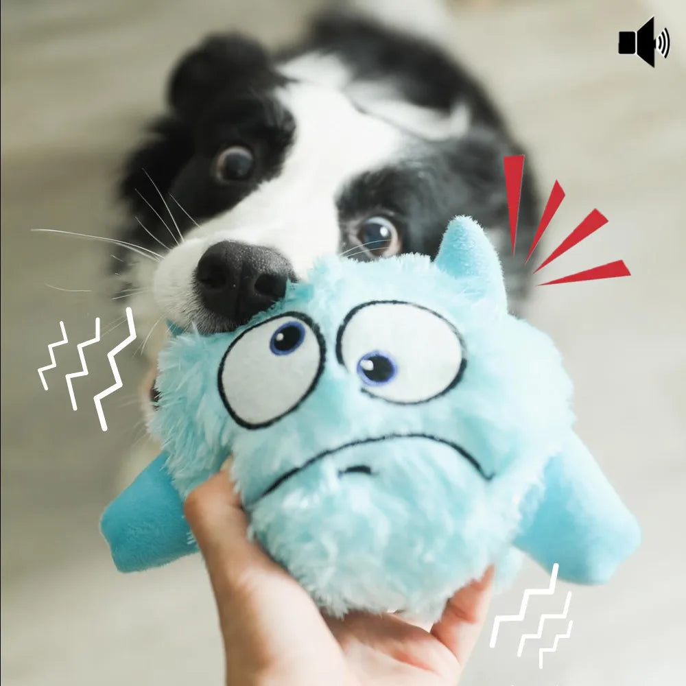 Shaking Ball Plush Toy Electronic Vibrating Automatic Moving Sounds