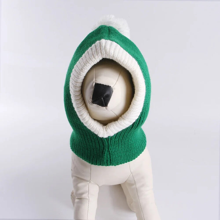 Winter Warm Pet Knitting Headgear Christmas Costume