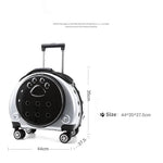 Pet Trolley Travel Bag Cat Carrier