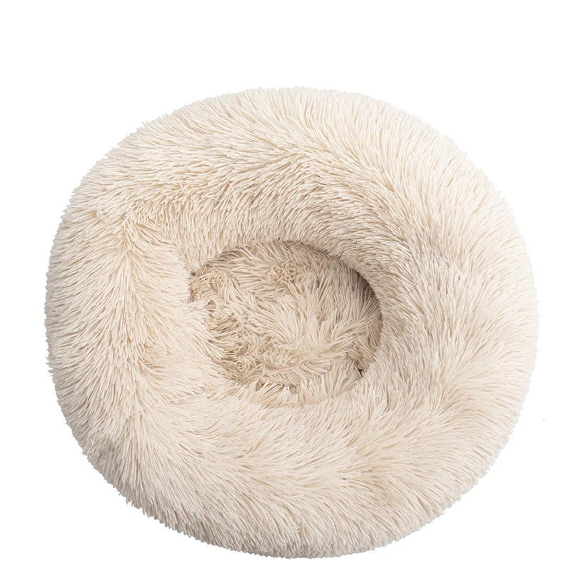 Pet Comfortable Donut Cuddler Round Kennel Soft Washable Bed