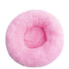 Pet Comfortable Donut Cuddler Round Kennel Soft Washable Bed