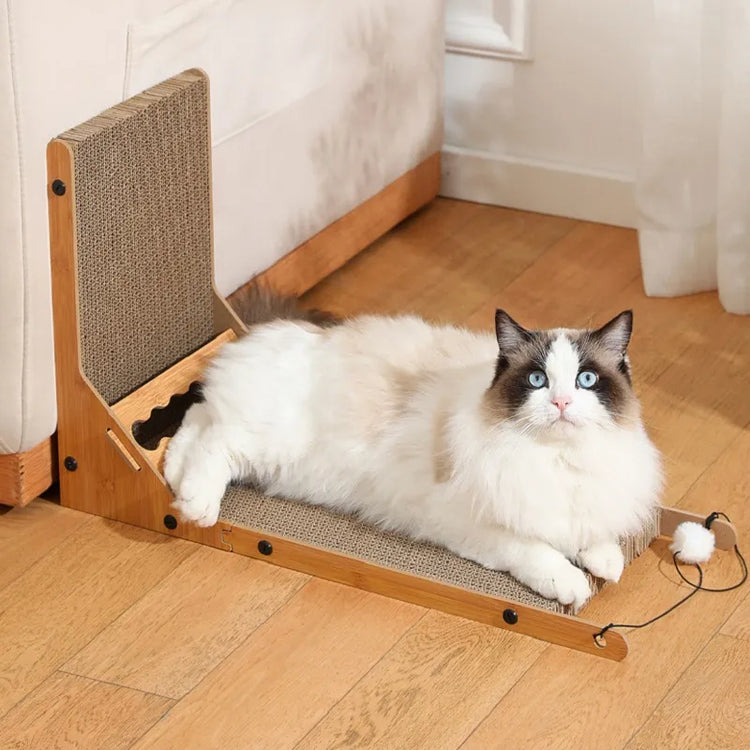 L-shaped Cat Scratcher Toys Healthy Corrugate