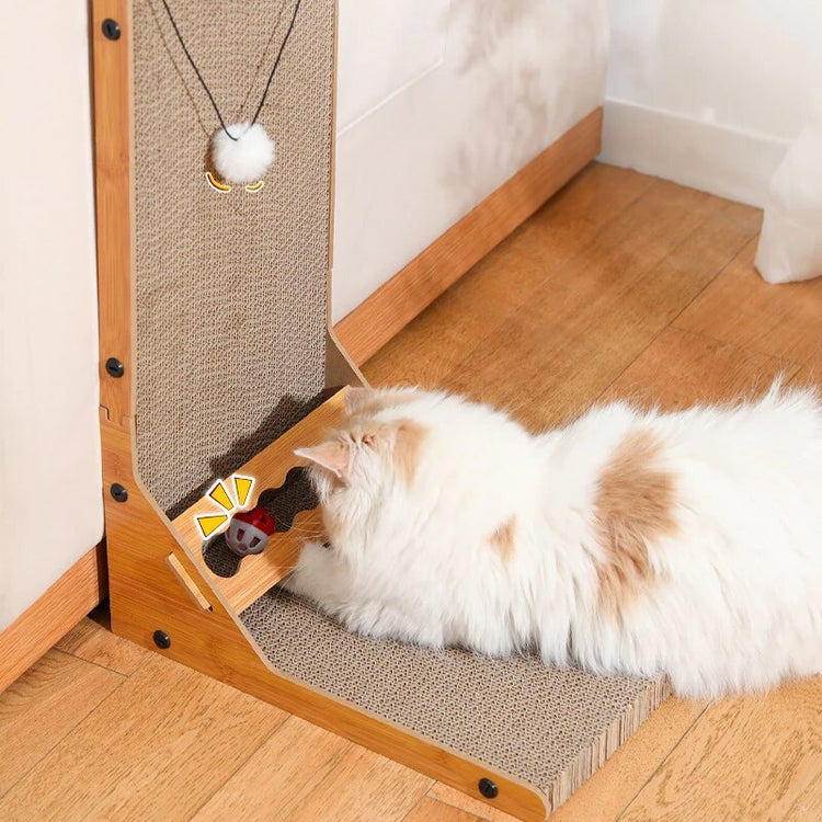 L-shaped Cat Scratcher Toys Healthy Corrugate