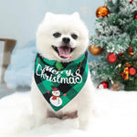 Bandanas Christmas  Scarf Bibs for Dogs