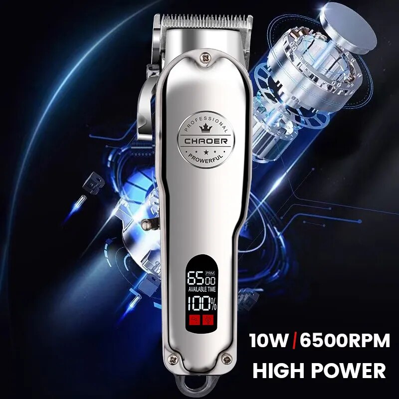 Professional Dog Hair Clipper All Metal Rechargeable