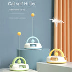 Tennis Cat Toy with Catnip Ball for Self-stimulation