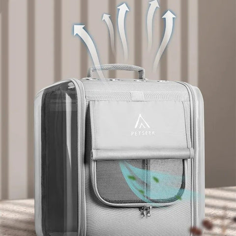 Pet Cat Dog Carrier Bags Transparent