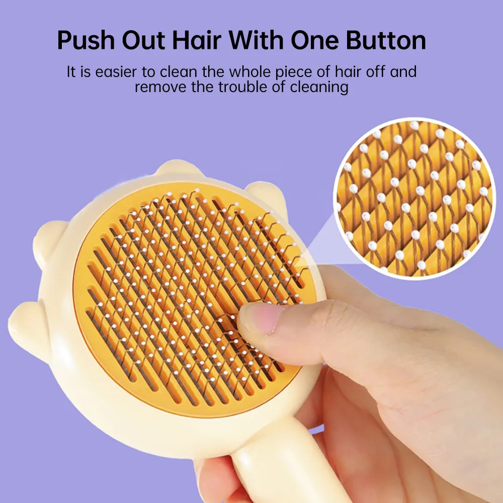 Cat and Dog Universal Needle Brush for Grooming Shedding Scratcher