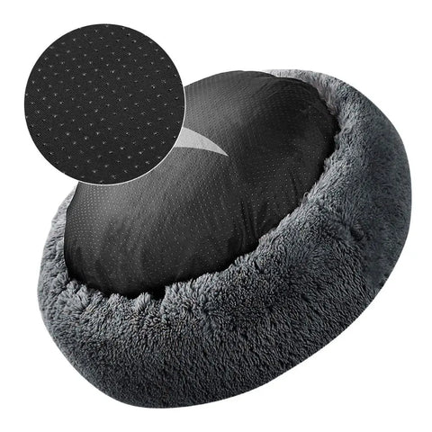 Pet Comfortable Donut Cuddler Round Kennel Soft Washable Bed