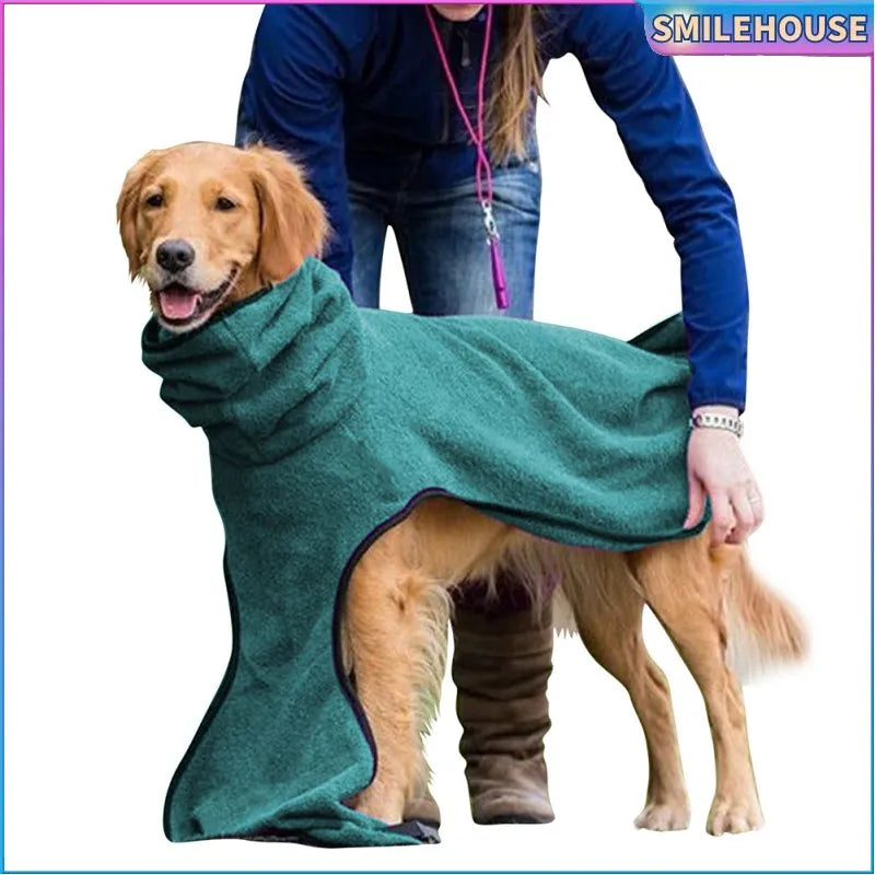 Dog Towel Bath Robe Drying Coat