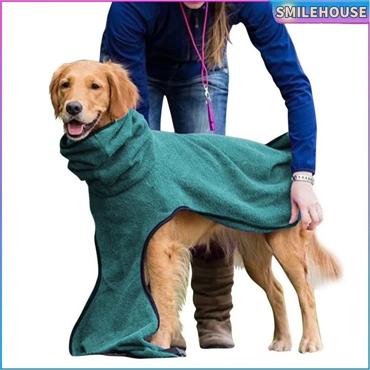 Dog Towel Bath Robe Drying Coat