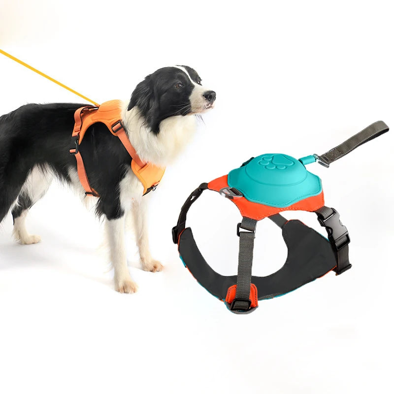 Adjustable Dog Harness Leash In One,retractable Pet Carrier