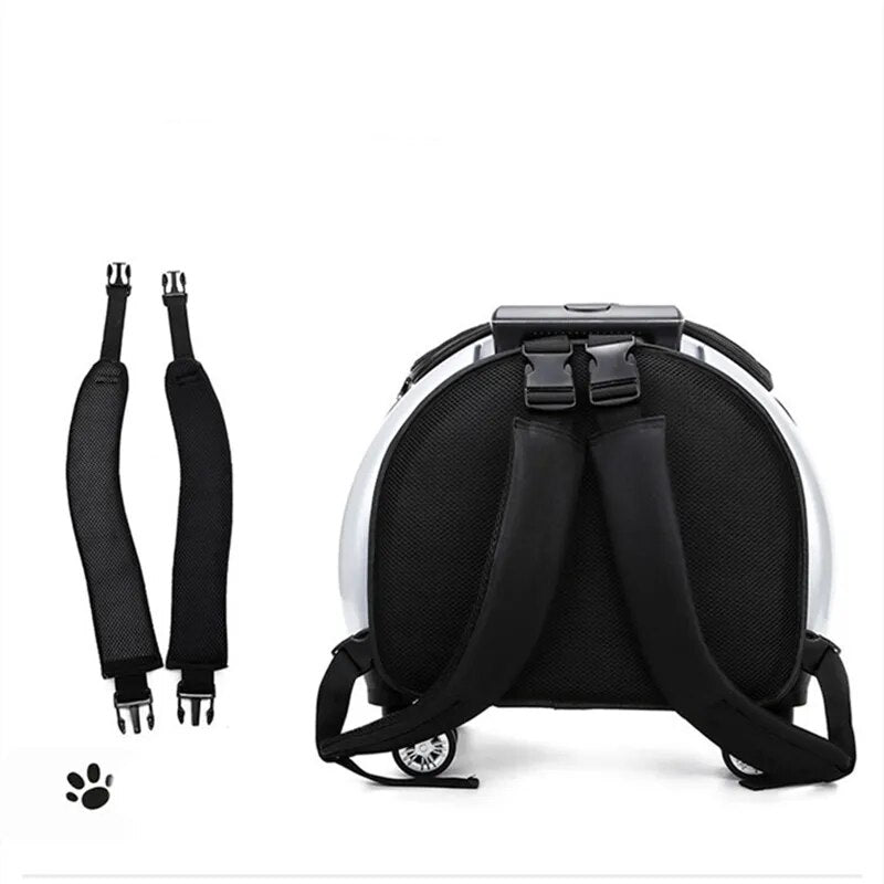 Pet Trolley Travel Bag Cat Carrier