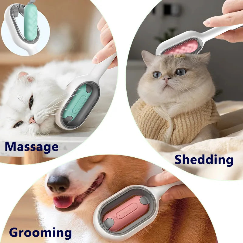Pet Bath Shedding Cleaning Hair Brush