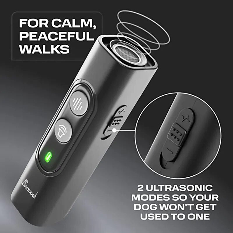 Ultrasonic Pet Dog Anti Barking Stop Bark Training Device