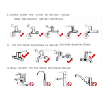 Pet Shower Head With Hose Sprayer Faucet Adapter