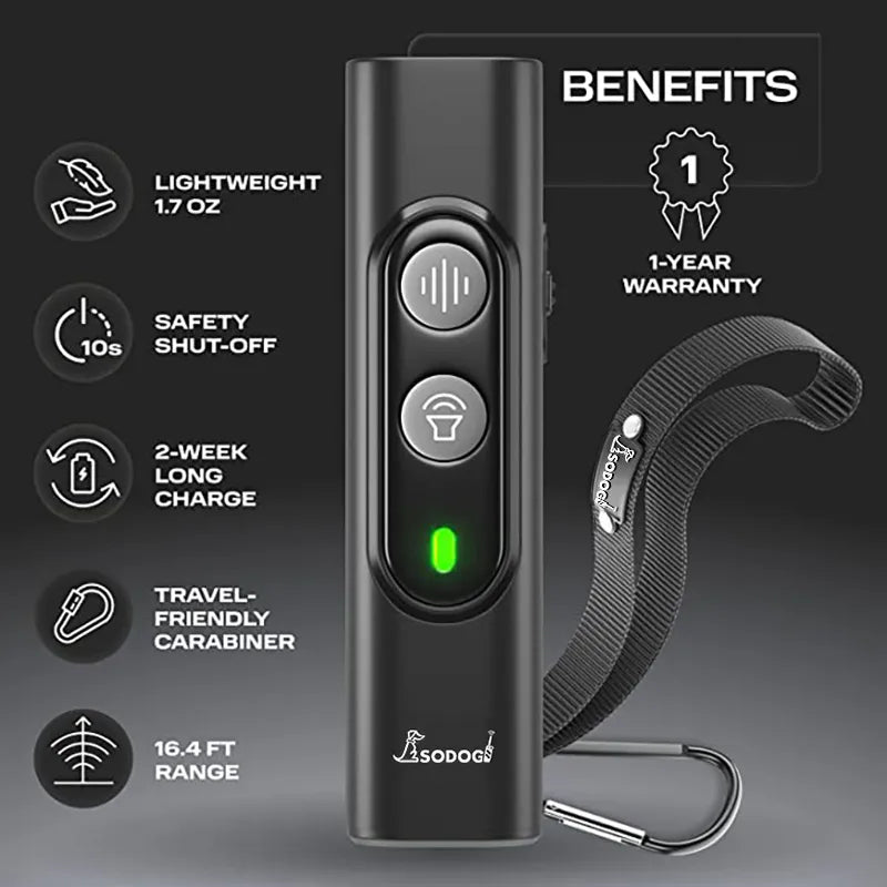 Ultrasonic Pet Dog Anti Barking Stop Bark Training Device