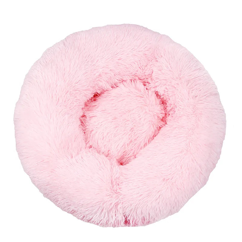 Pet Comfortable Donut Cuddler Round Kennel Soft Washable Bed