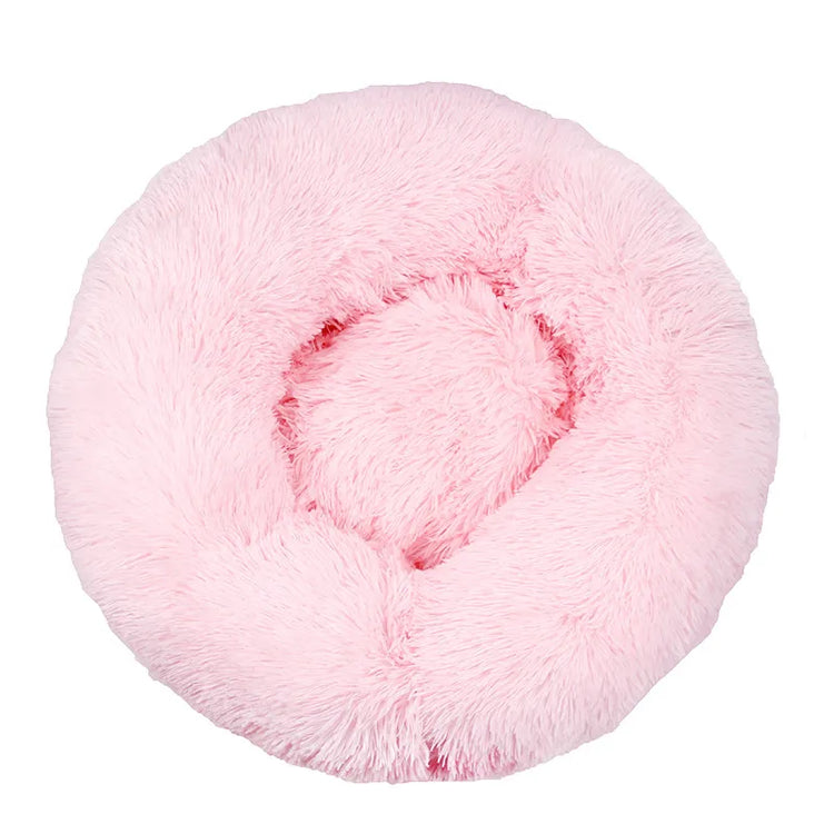 Pet Comfortable Donut Cuddler Round Kennel Soft Washable Bed