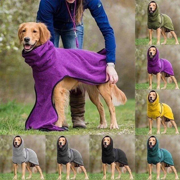 Dog Towel Bath Robe Drying Coat