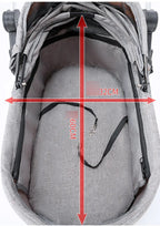 Detachable Pet Stroller Aluminium Alloy Dog Trolley