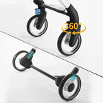 Detachable Pet Stroller Aluminium Alloy Dog Trolley