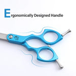 Professional Colorful Dog Grooming Cutting Scissors Pet Curved Scissors for Face