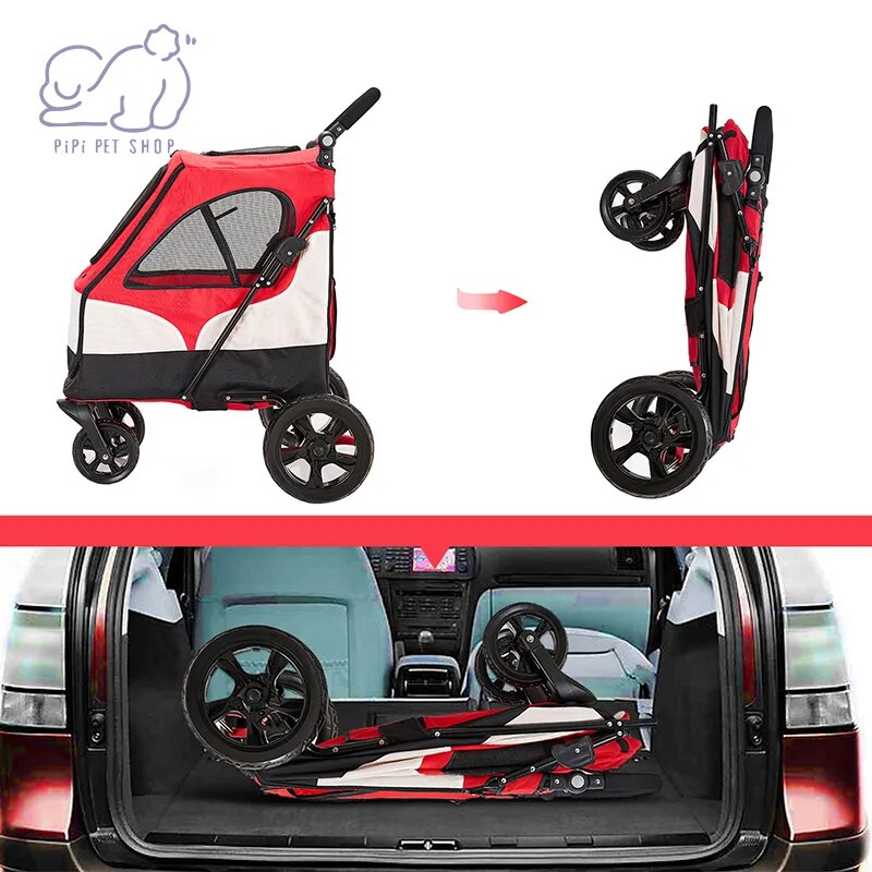 Multi-Functional Pet Cart Outdoor Travel
