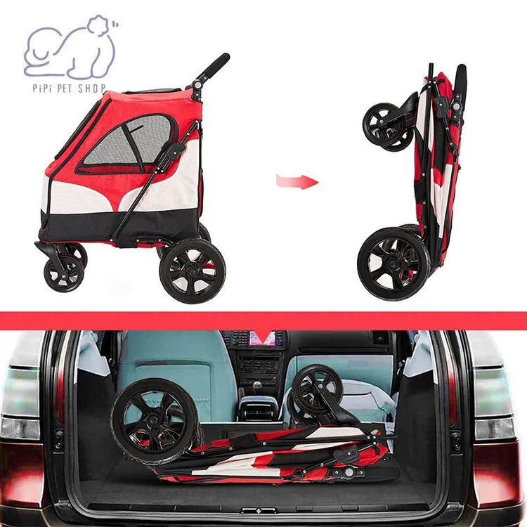 Multi-Functional Pet Cart Outdoor Travel