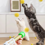 Kimpets Cat Toys With 9Pcs Soft Balls Air Aerodynam
