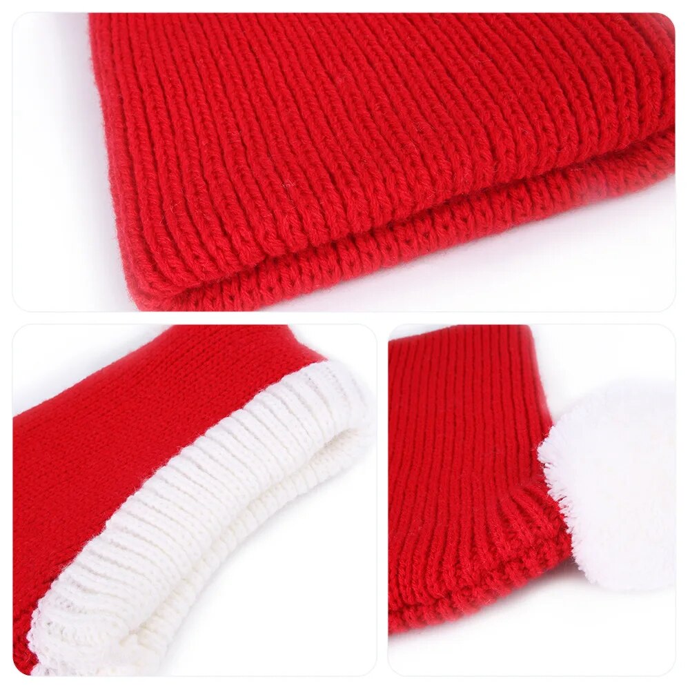 Winter Warm Pet Knitting Headgear Christmas Costume