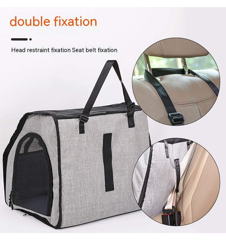 Pet Car Supplies Dog Cage Nest Go Out Portable