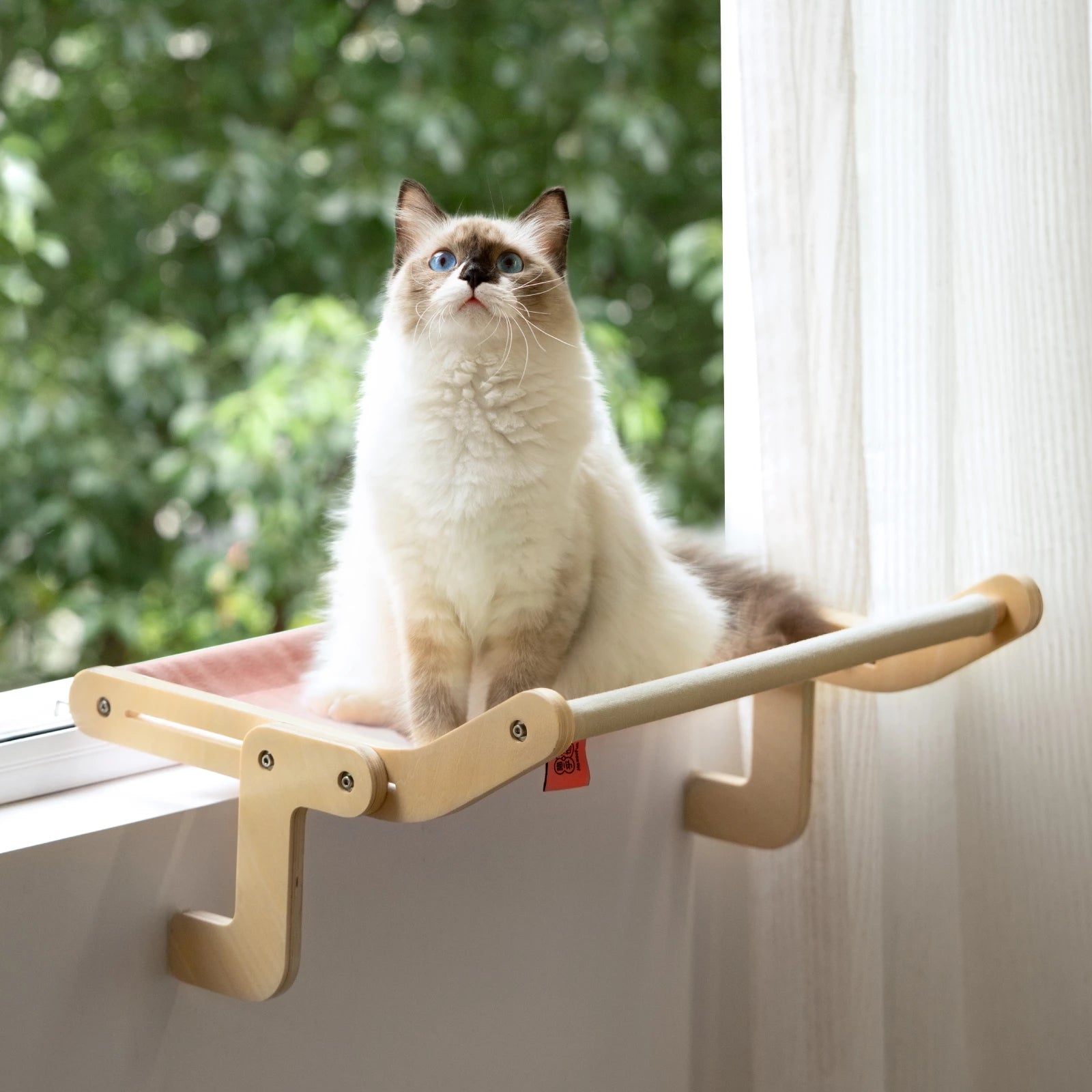 Cat Perch Wooden Assembly Hanging