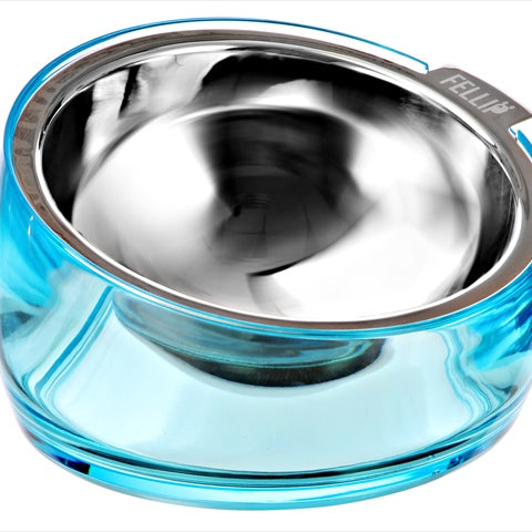 Felli Pet NPA3SB4-1-50Z Oblik 5.5 In. Superb Pet Bowl  Sapphire