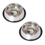 Iconic Pet 51414 32 oz. Stainless Steel Non-Skid Pet Bowl